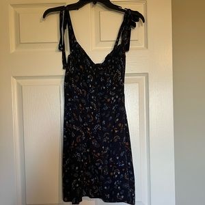 Wilfred blue mini small mini dress navy